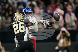 APTOPIX Giants Saints Football