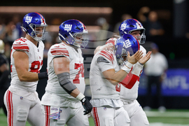 APTOPIX Giants Saints Football