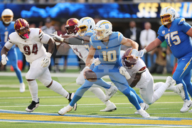 APTOPIX Commanders Chargers Football