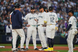 ALDS Tigers Mariners Baseball