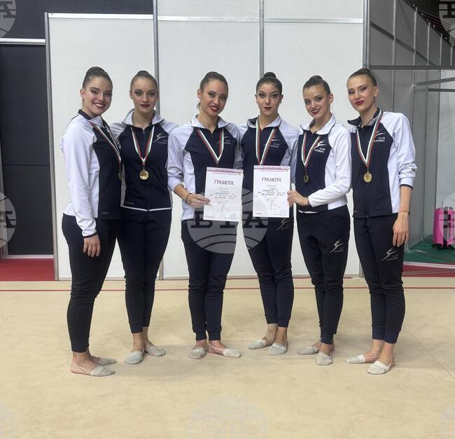 Титли за Левски и Академик София на финалите на отделните уреди при жените на Държавното първенство по художествена гимнастика за ансамбли