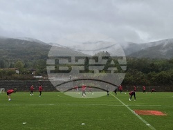 Правец - Национален отбор по футбол - тренировка