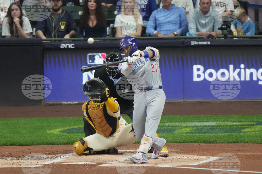 NLDS Cubs Brewers Baseball