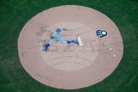 NLDS Cubs Brewers Baseball