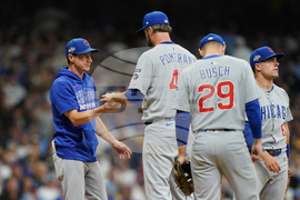 NLDS Cubs Brewers Baseball
