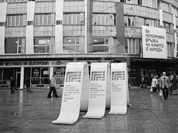 Изглед от залата, в която се провежда фестивала