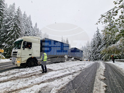 Смолян - сняг - пътна обстановка