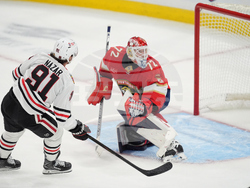 Blackhawks Panthers Hockey