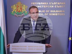 Министерски съвет - Борислав Гуцанов - пресконференция