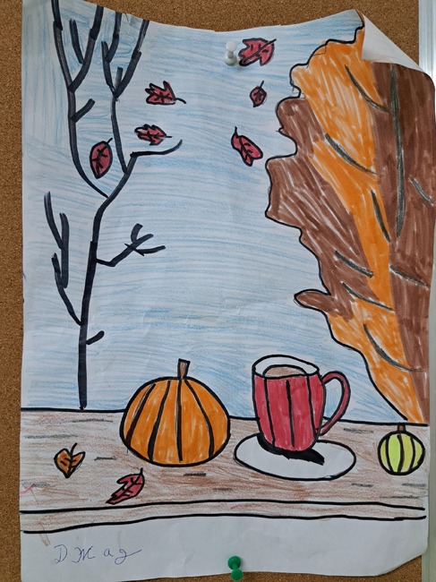 Ученици от училище „Св. св. Кирил и Методий“ в Йордания рисуваха есенни картини