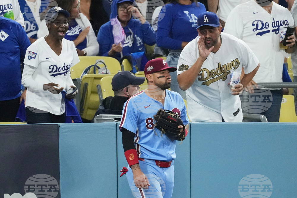 NLDS Phillies Dodgers Baseball