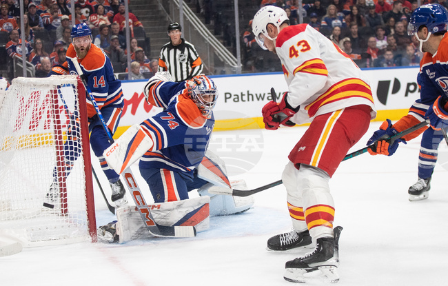 Flames Oilers Hockey