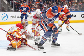 Flames Oilers Hockey