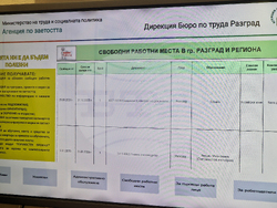 Разград - Бюро по труда - свободни места