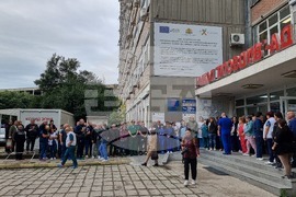 Пловдив - протест - УМБАЛ-Пловдив