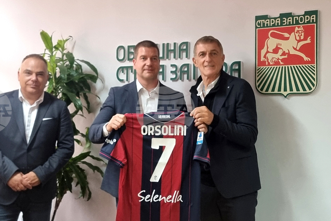 Стара Загора - Джанлука Палиука - визита