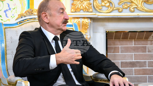 АЗЕРТАДЖ: Азербайджан в момента изнася военна продукция за много страни по света, заяви президентът Алиев