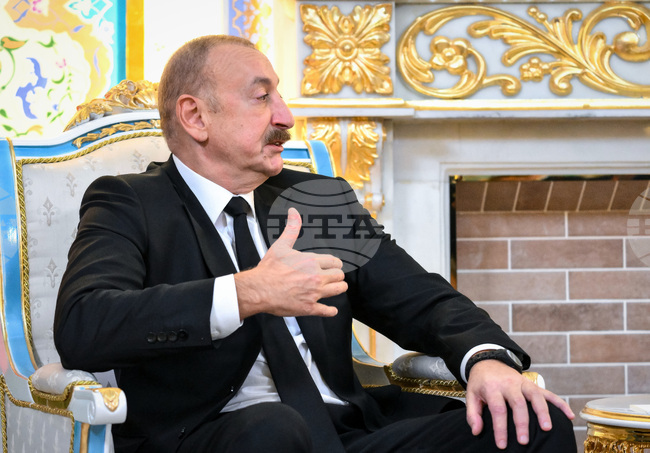 АЗЕРТАДЖ: Азербайджан в момента изнася военна продукция за много страни по света, заяви президентът Алиев