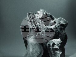 Изложба на Валентин Старчев в Националната галерия. На снимката: „Вик, 1990-те“, собственост на Пеньо Хаджиев. Снимка: Националната галерия