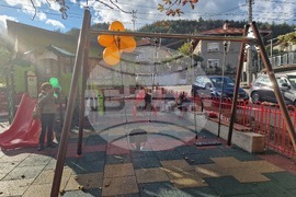 Троян - улица  „Криволак “ - откриване на детска площадка на