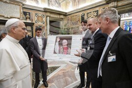 Ватикана - Папа Лъв XIV - новинарски агенции - среща