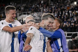 Finland Lithuania WCup Soccer Qualifier