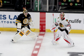 Blackhawks Bruins Hockey