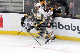 Blackhawks Bruins Hockey