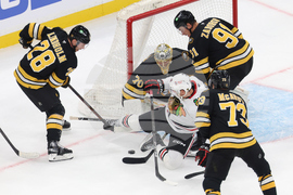 Blackhawks Bruins Hockey