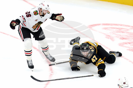 Blackhawks Bruins Hockey