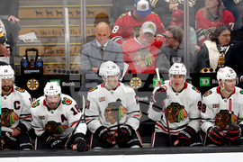 Blackhawks Bruins Hockey