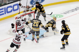 Blackhawks Bruins Hockey