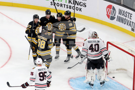 Blackhawks Bruins Hockey