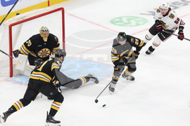 Blackhawks Bruins Hockey