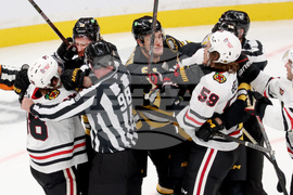 Blackhawks Bruins Hockey