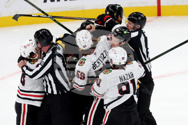 Blackhawks Bruins Hockey