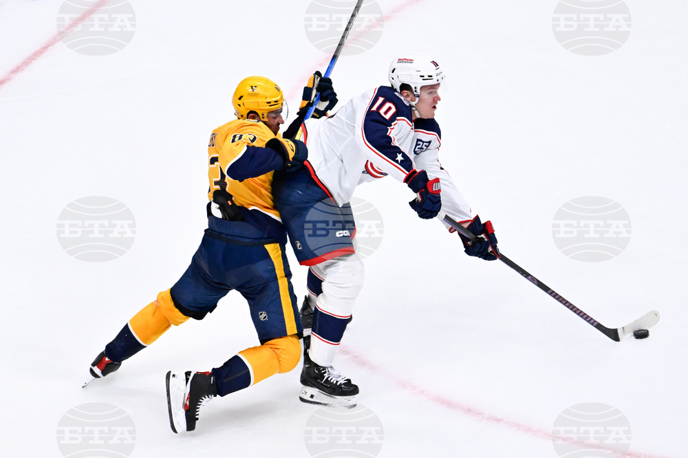 Blue Jackets Predators Hockey