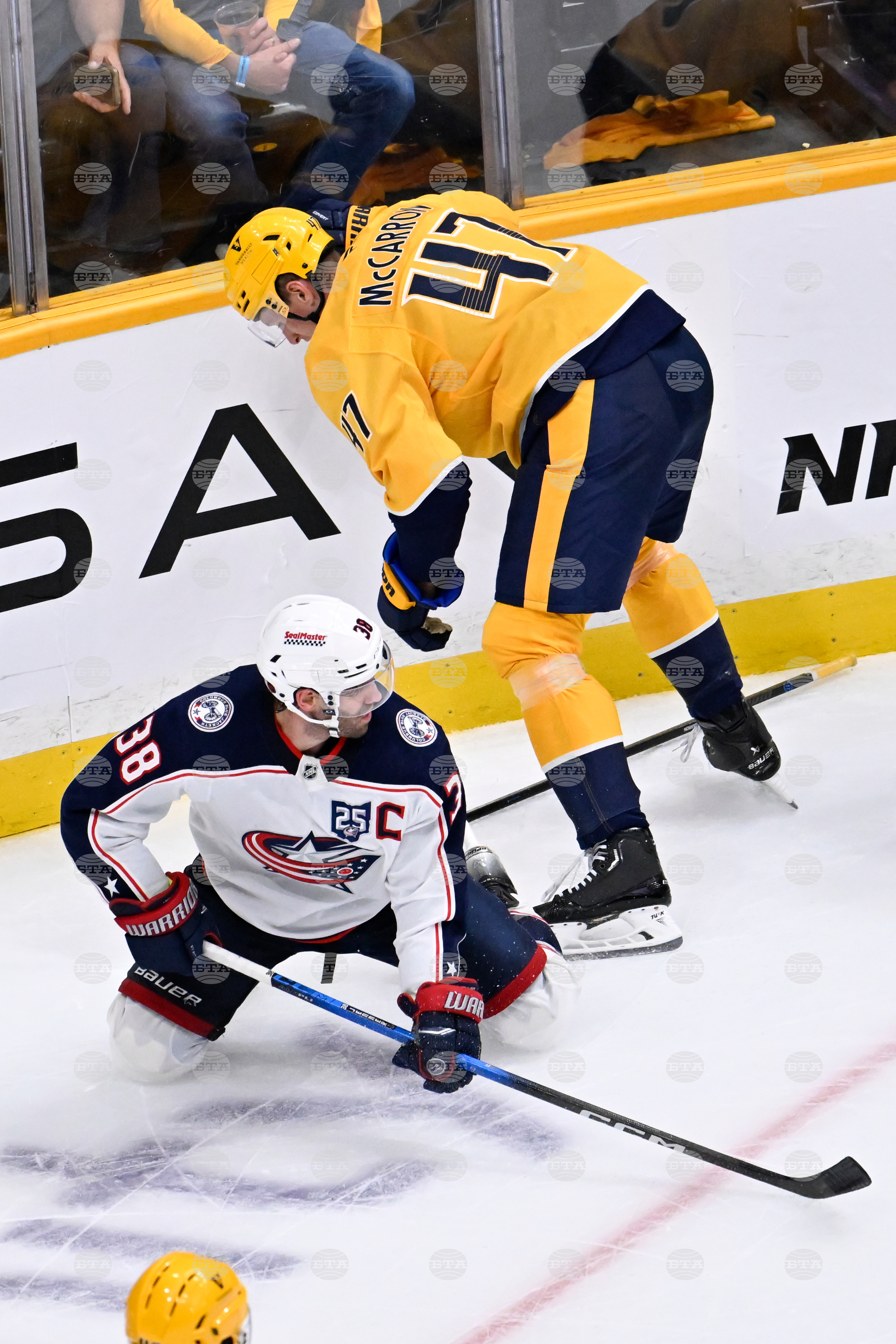 Blue Jackets Predators Hockey