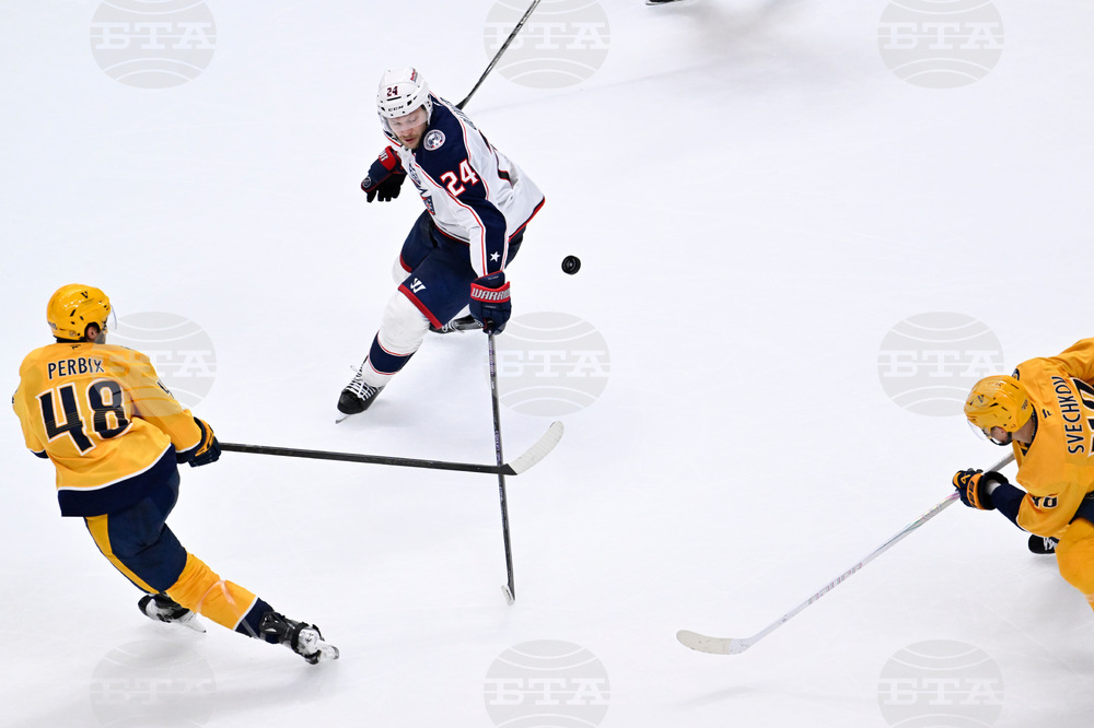 Blue Jackets Predators Hockey