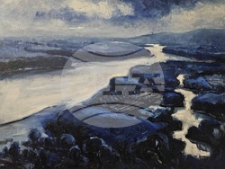 Художникът Радослав Нейчев  кани на пътешествие „От Дунав до Сена“. Снимка: СБХ