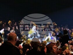 Иво Димчев отбелязва 20 години на експериментална сцена с „Оф! 20“ в зала 1 на НДК, снимки – Даниел Димитров/БТА