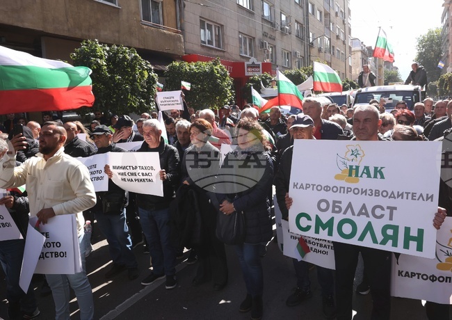 Земеделски организации - „В защита и подкрепа на българското производство!” - протест