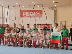 Спортна гимнастика - национални отбори - открита тренировка