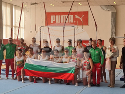Спортна гимнастика - национални отбори - открита тренировка