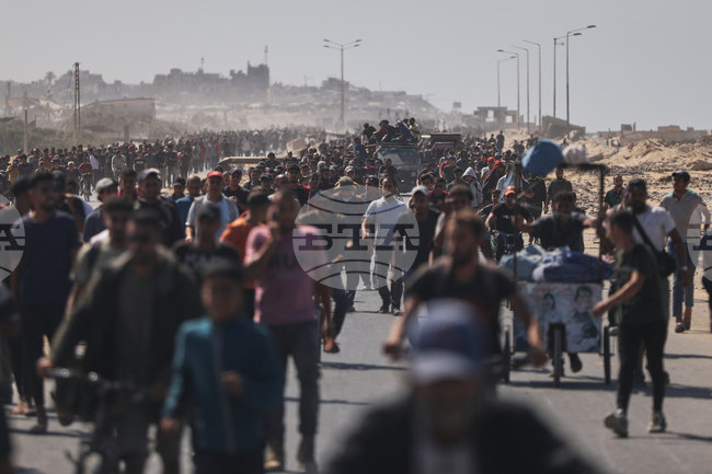 Службата за гражданска защита в ивицата Газа обяви завръщането на около 200 000 души в северните части на палестинската територия