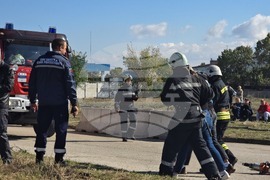 Видин - Съвместно областно учение - Единна спасителна система - щабна тренировка
