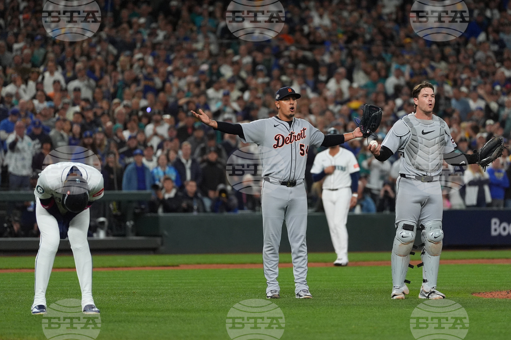 APTOPIX ALDS Tigers Mariners Baseball