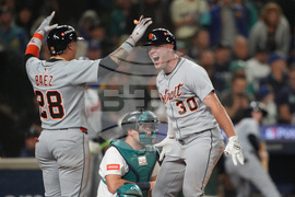 APTOPIX ALDS Tigers Mariners Baseball