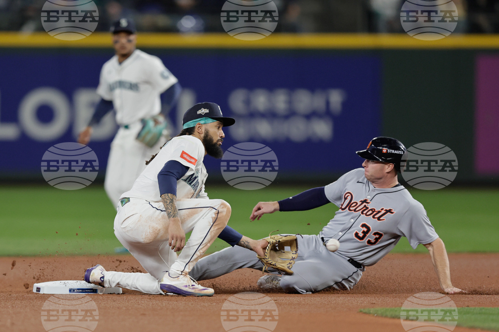 APTOPIX ALDS Tigers Mariners Baseball
