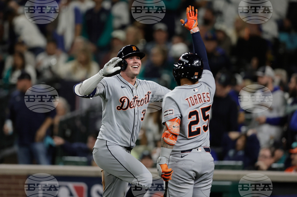 ALDS Tigers Mariners Baseball